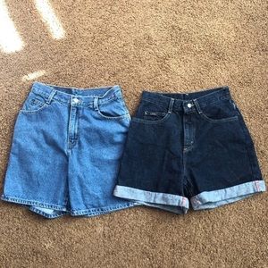 2 Pairs of Levi’s Vintage High Waisted Mom Shorts